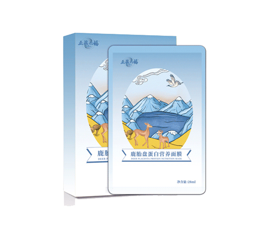 五藏六福 鹿胎盤蛋白營(yíng)養(yǎng)面膜